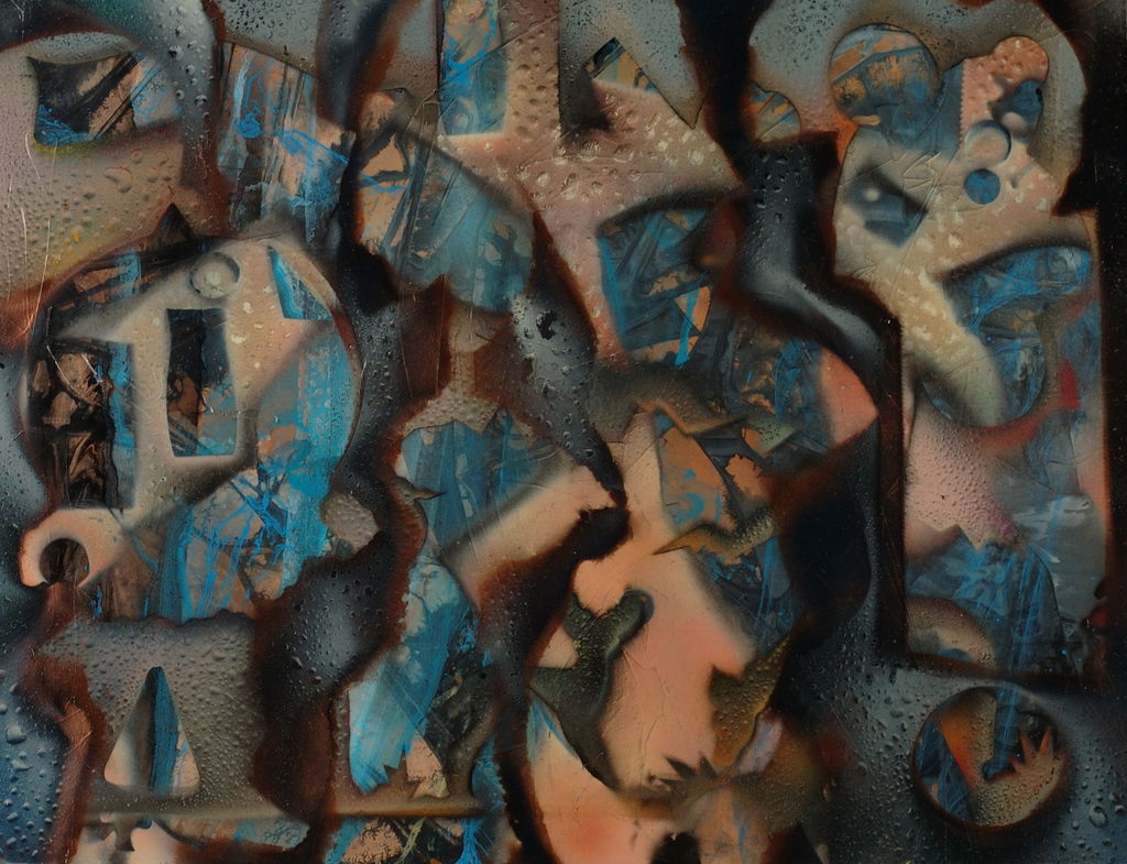 Acrylic and Lacquer on Board, 24in x 18in - 2004 