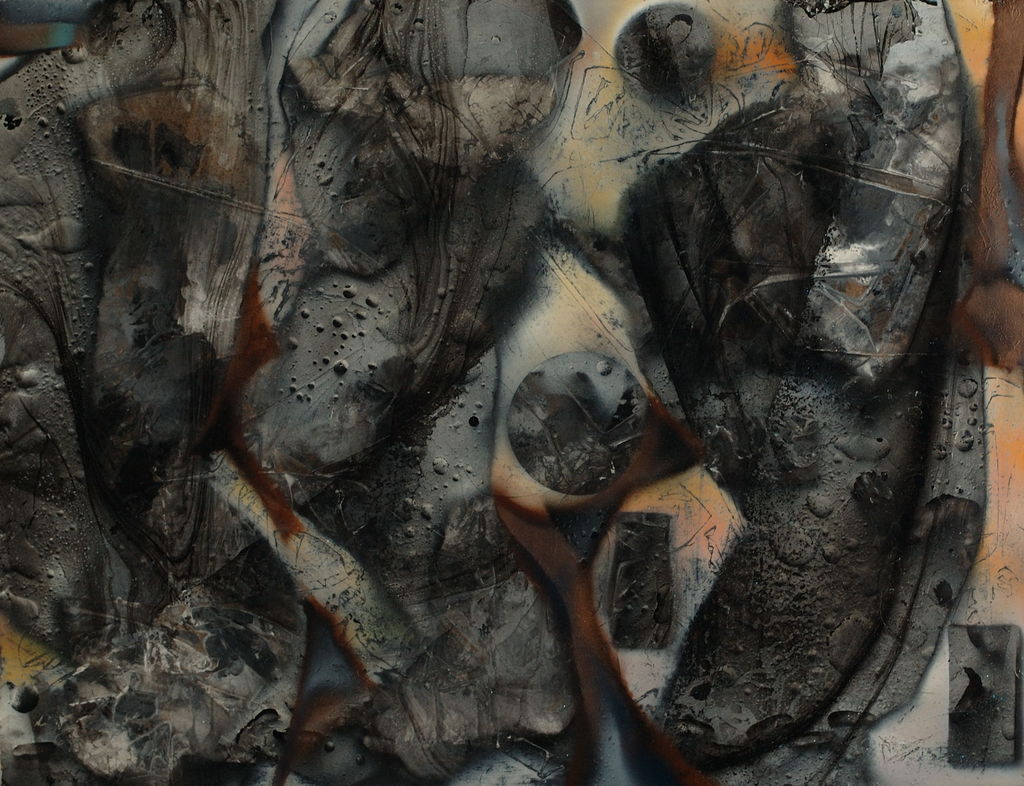 Acrylic and Lacquer on Board, 24in x 18in - 2004 