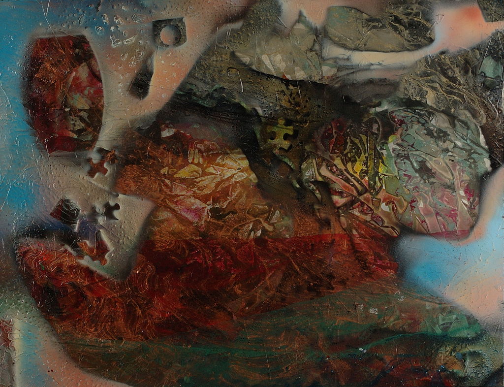 Acrylic and Lacquer on Board, 24in x 18in - 2004 