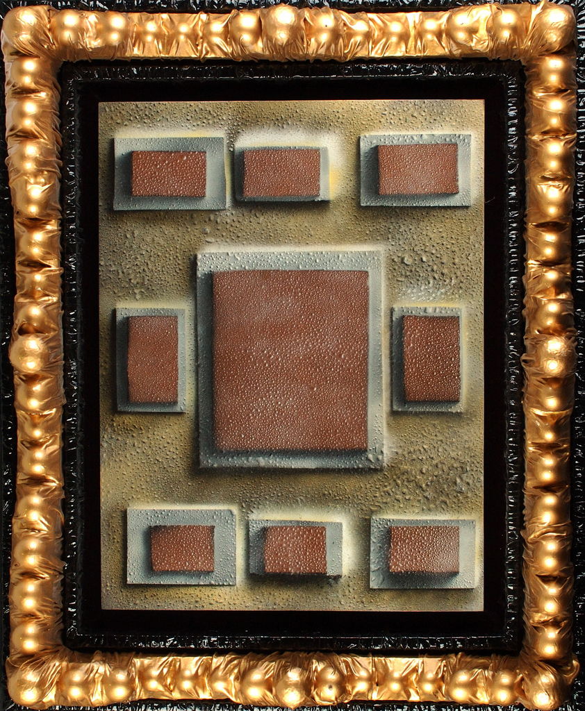 Acrylic and Lacquer on Board, Framed, 24in x 32in - 2004 