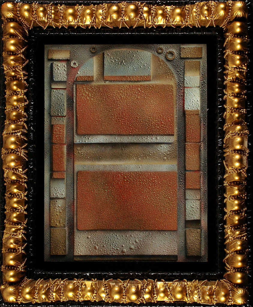 Lacquer on Wood, Framed, 24in x 32in - 2003