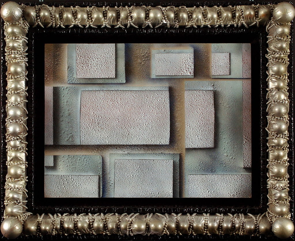 Lacquer on Wood, Framed, 32in x 24in - 2002 