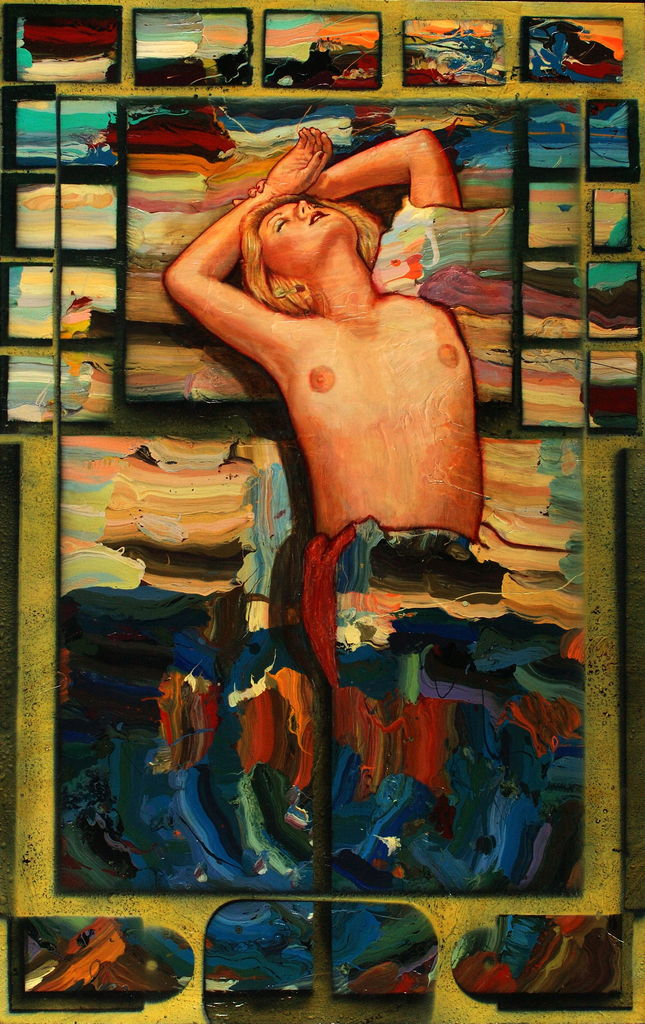 Acrylic and Lacquer on Board, 40in x 51in - 2003 