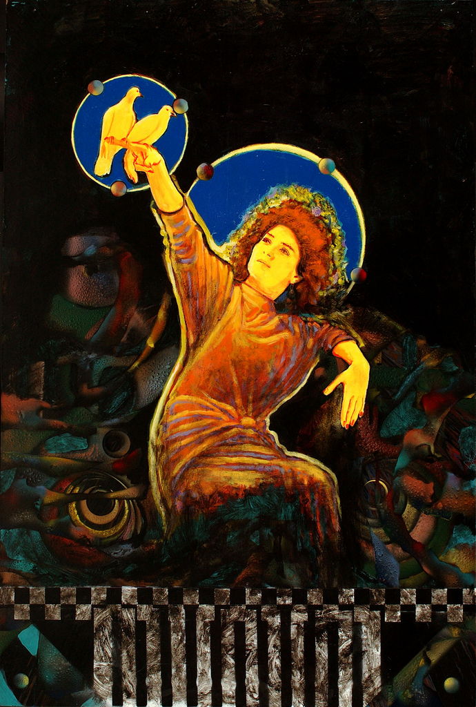 Acrylic and Lacquer on Board, 4ft x 6ft - 2003 