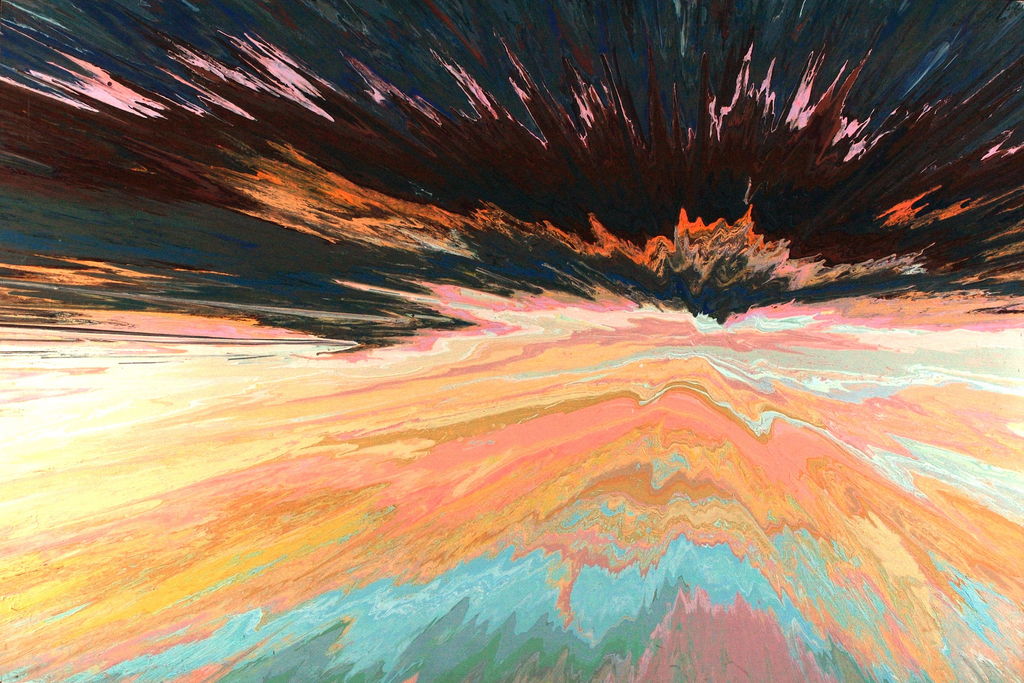 Acrylic and Lacquer on Board, 6ft x 4ft - 2004 